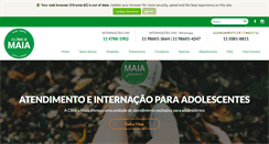 Desktop Screenshot of clinicamaia.com.br